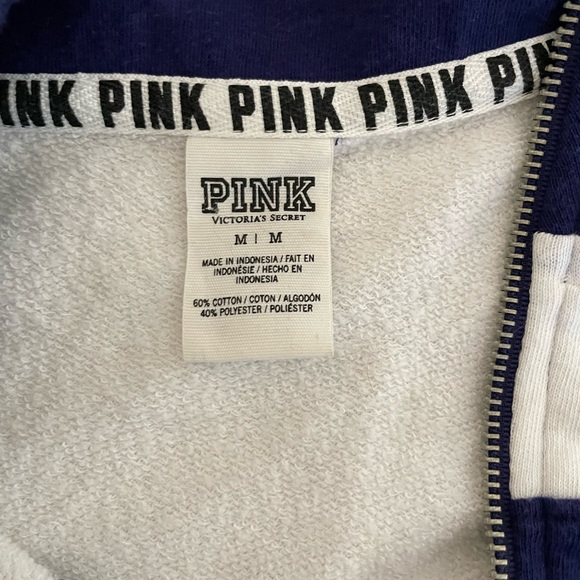 Super cute VS PINK logo quarter zip - Picture 5 of 5